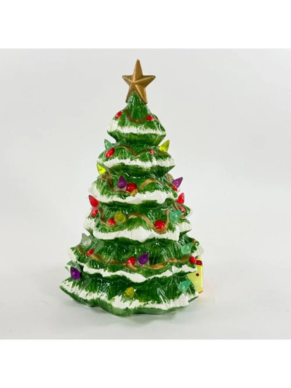 Vintage 1982 Ron Gordon Designs Ceramic Christmas Tree 10.5